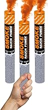 Lot de 3 Fumigènes à Main ± 120 Secondes Orange – Déclenchement à Mèche – Fumigènes Colorés à Tenir en Main – Catégorie F1 – ZENDA CLUB®