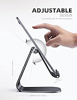 Vista 34 de Soporte ajustable para ipad, soporte para tableta Lamicall, Plateado 1-plateado