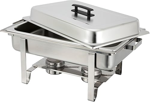 Miniatura 3 de Winco Newburg - Chafer de acero inoxidable, 8 cuartos de galón