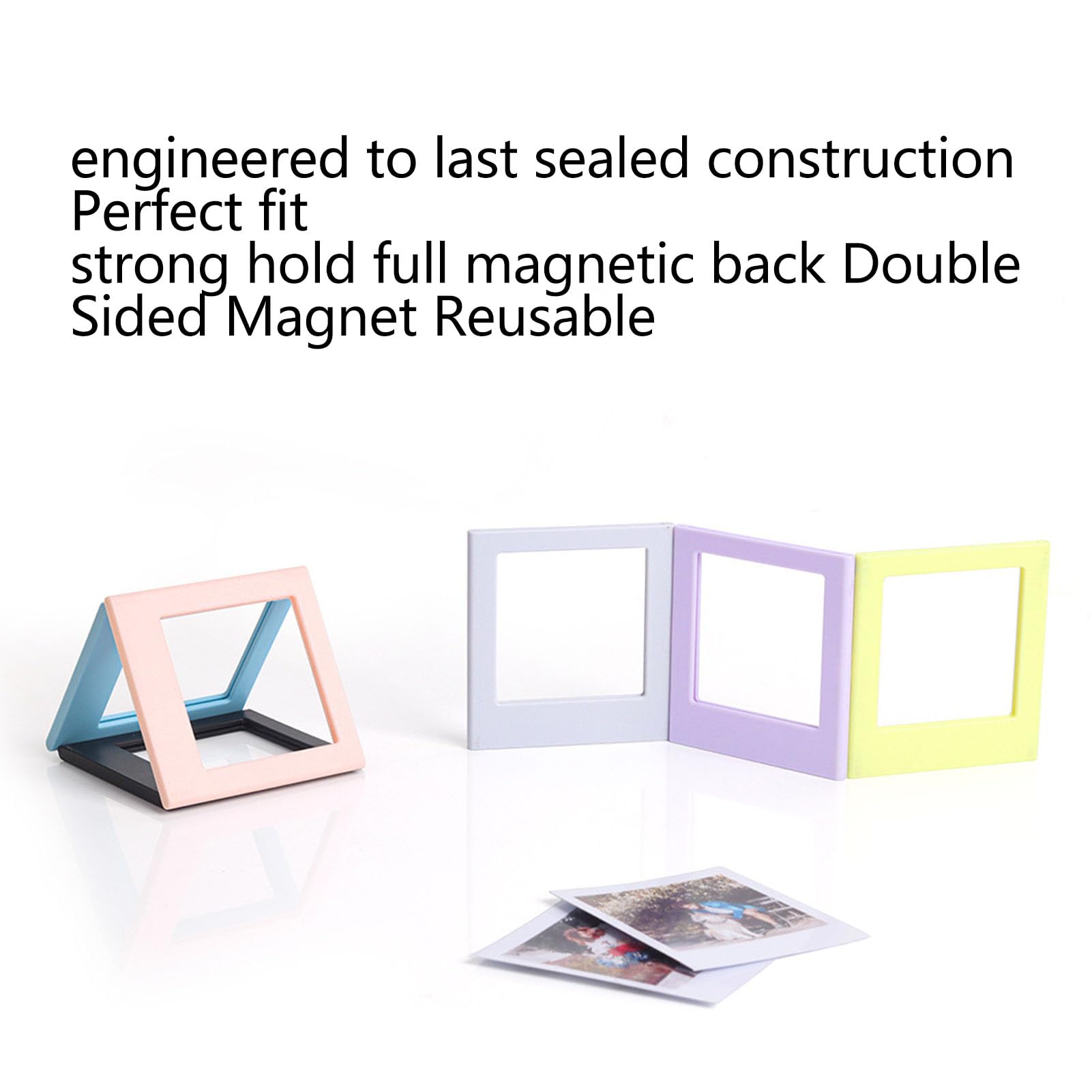 Cornici Magnetiche Gugxiom 20 Pezzi - 3 Pollici, Multicolore, Per Frigorifero O Tavolo, Esposizione Foto - Foto 6