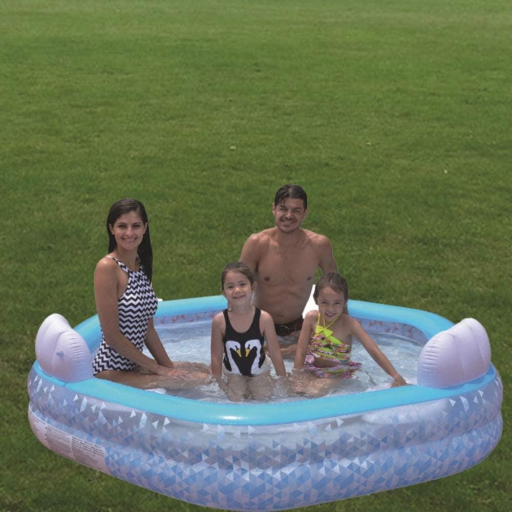 Swimming Pool Paddling Pool Family Pool Inflatable Garden Swimming Pool Large 87 * 83 * 22In Hexagon Uptodate