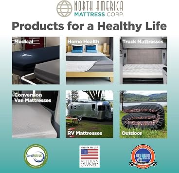 North American Mattress Stretcher Pad, Hill-ROM GPS Standard or Ultra Comfort (Models 885-31 & 885-31-UC)