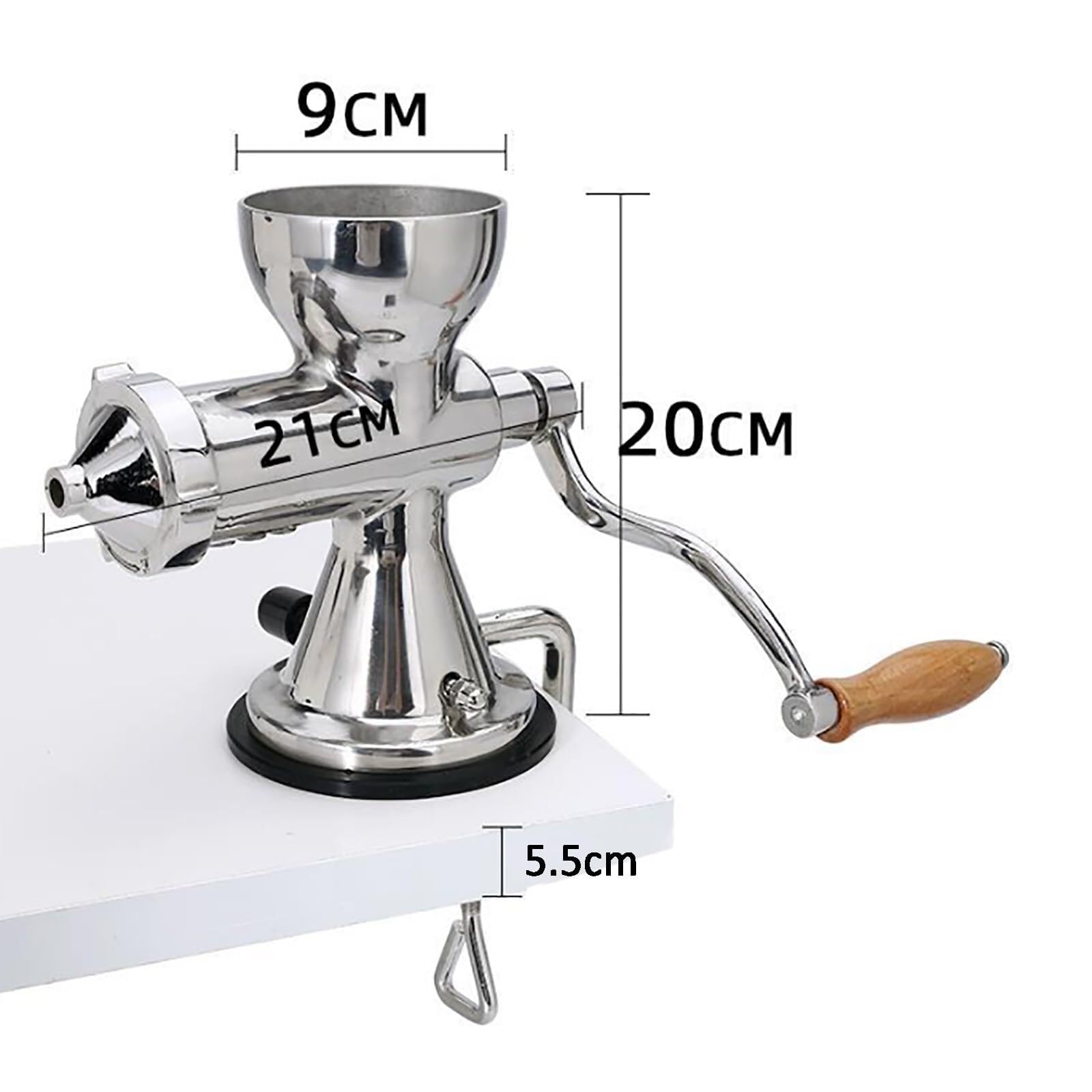 Estrattore Succo Manuale Acciaio Inox Resistente Per Erba Grano Pressa Freddo