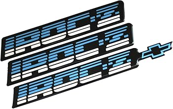 Amazon.com: Set of New IROC-Z Rocker Panel & Rear Bumper Emblem