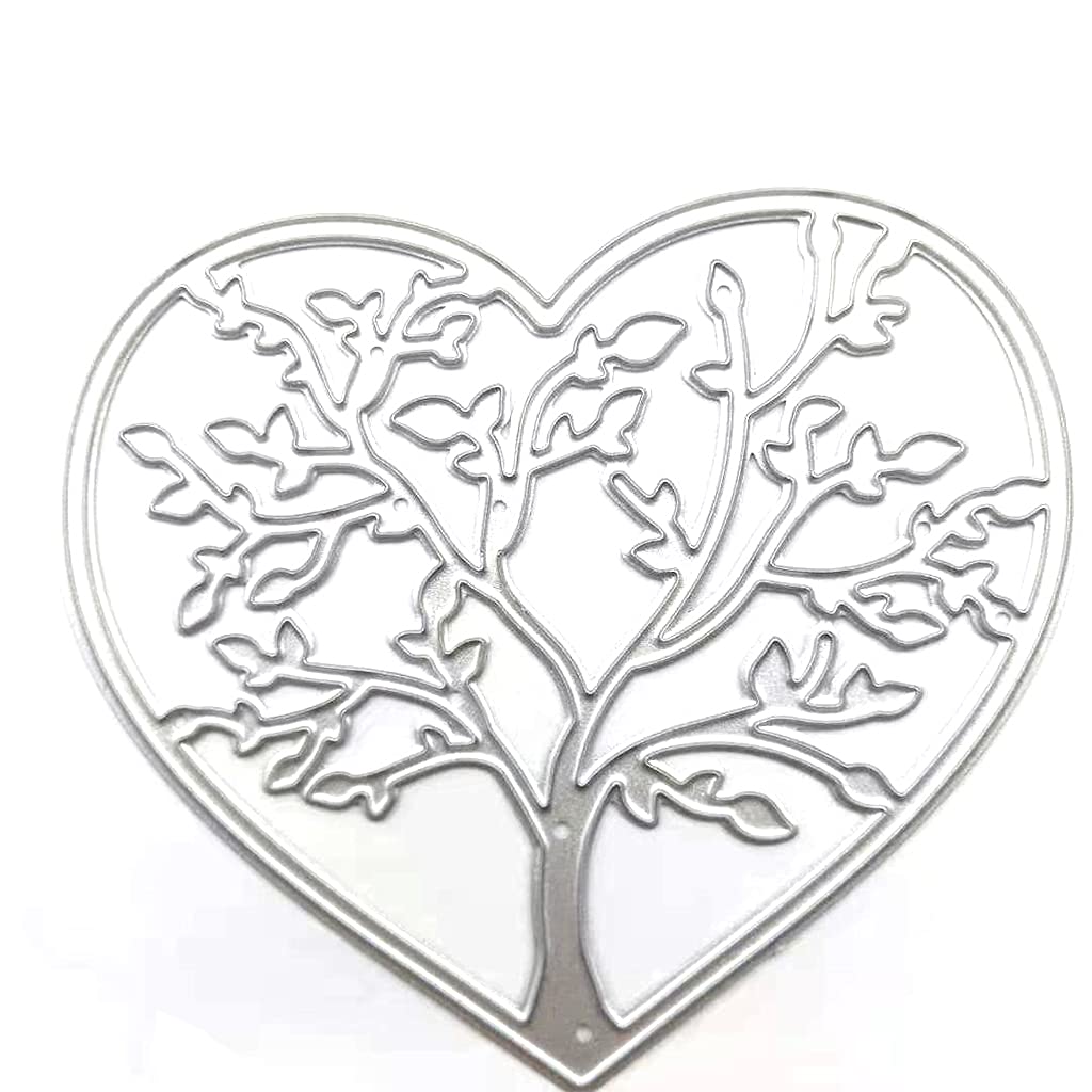 Bottone Metal Die Cuts Tree Shape Carbon Steel Cutting Dies Stencil Scrapbooking Paper Cards Making Diecuts Metal Cutting Dies Stencils for Crafting Scrapbooking Album Paper Card Making