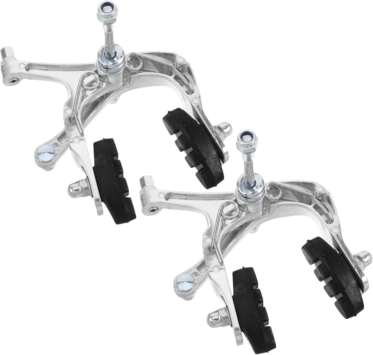 UPKOCH 2pcs Bicycle Brake Caliper Front Rim Brake Clamp for Road Bikes Fixed Gear Cycling Accessories Compatible with Cable System