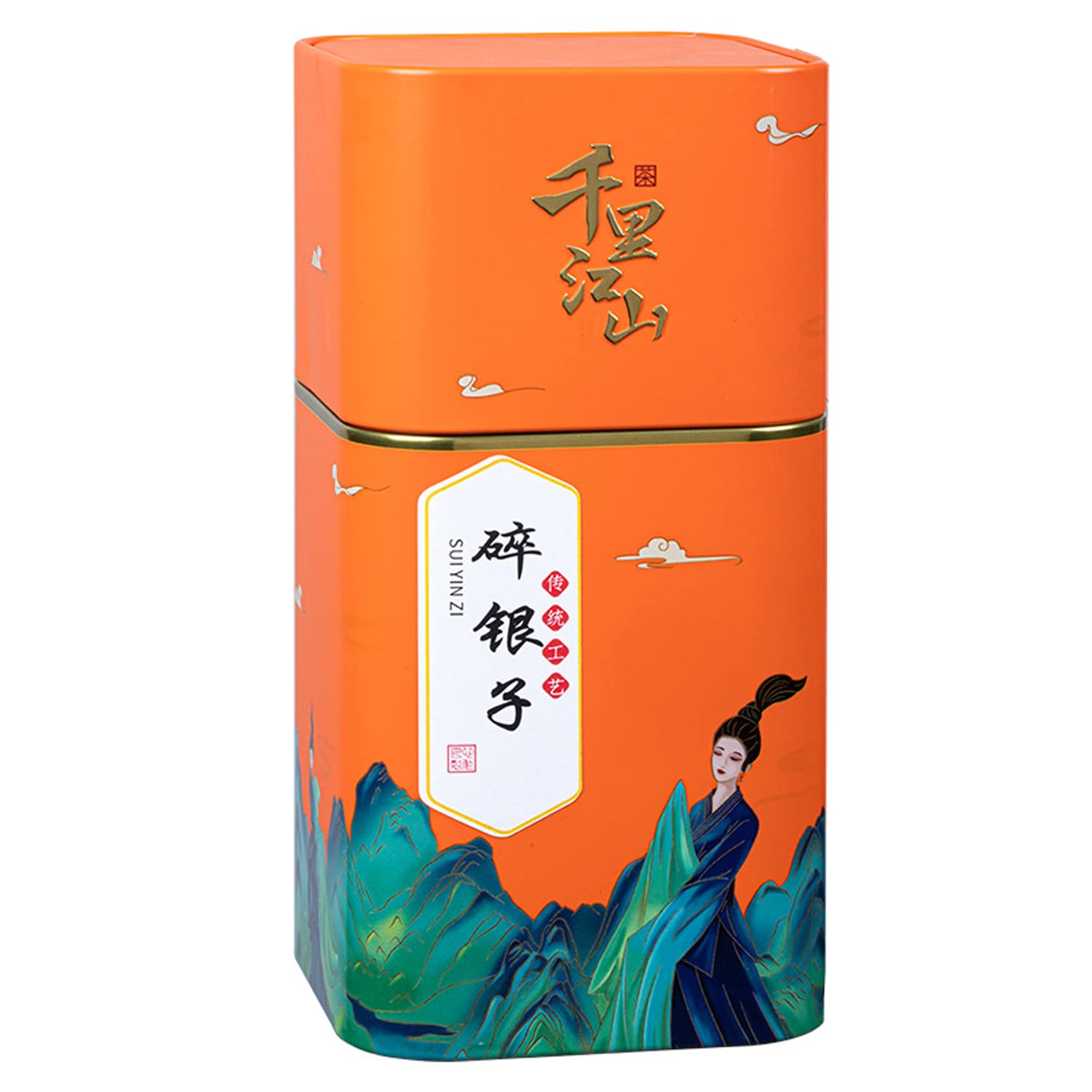 cn herb Authentic Glutinous and Broken Silver Gift Canned 500g China Pu 'er Tea with