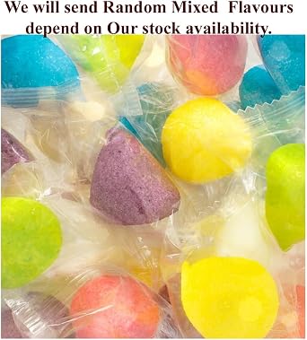 Top Mallow Individually Wrapped Random Mixed Marshmallows 880g – Assorted Flavours – Soft, Fluffy, and Delicious Sweet Treats for Sharing or Gifting