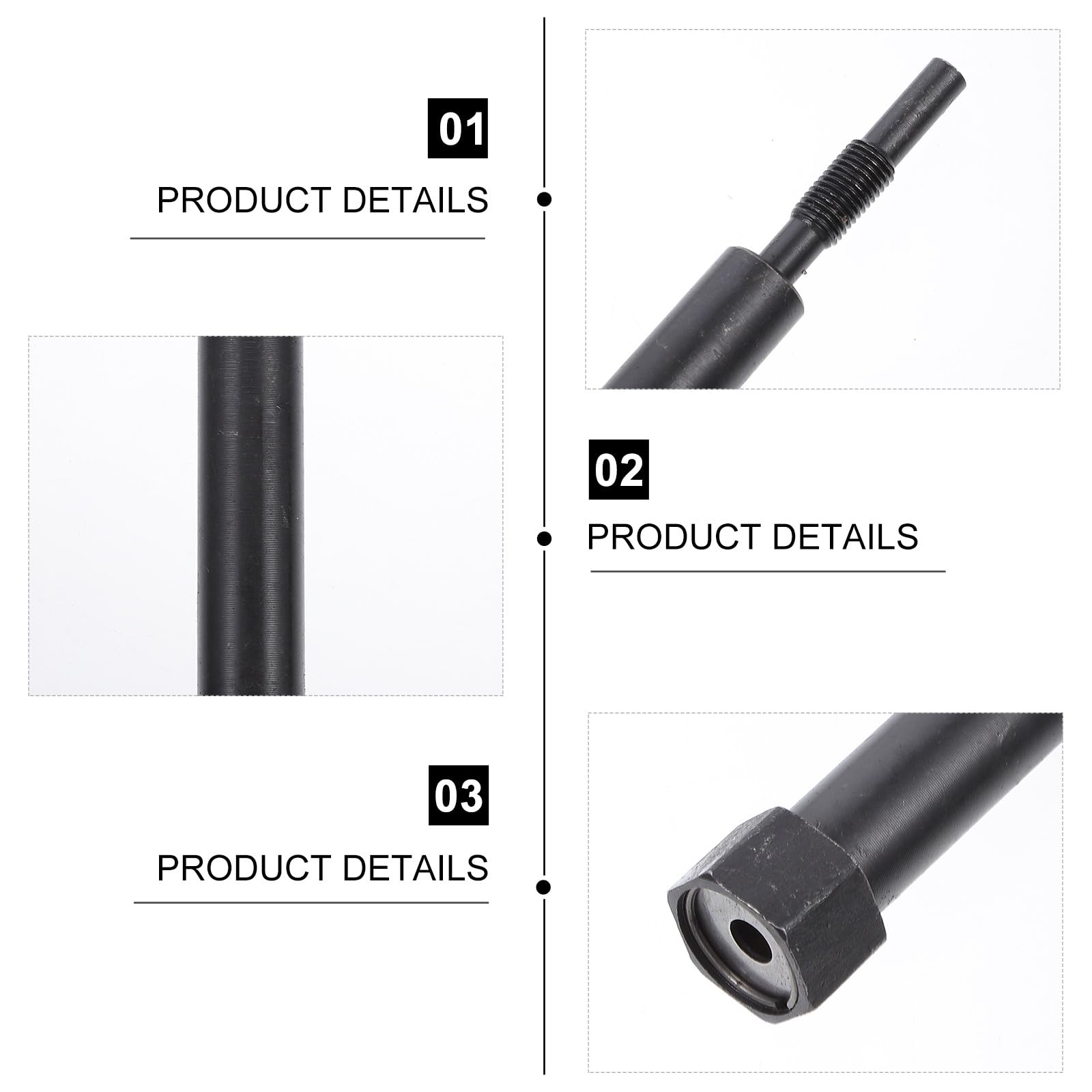 Toyvian Kit de Extracción de Bujías Incandescentes para Coche, Herramienta de Reparación de Roscas 22 Piezas, Accesorio Profesional de Automotor para Extracción y Reparación de Electrodos
