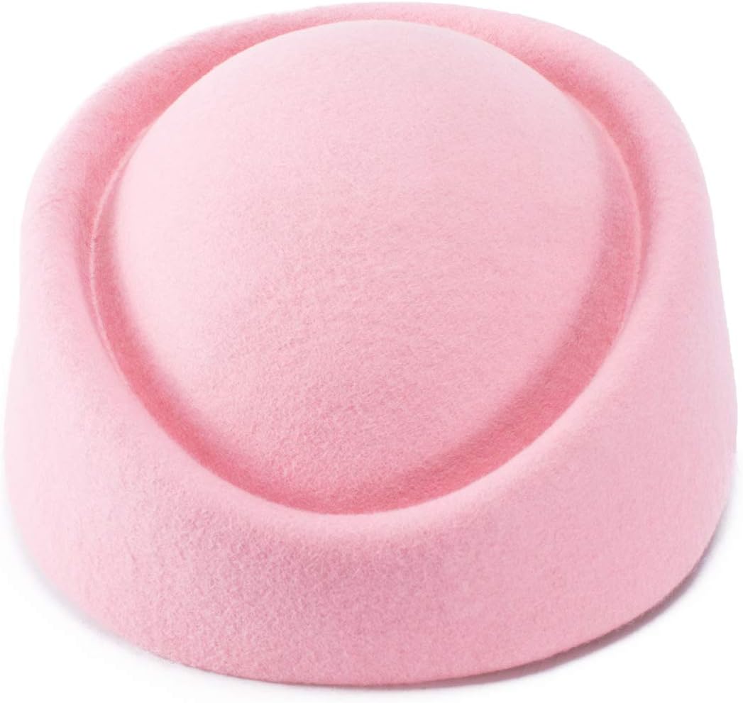 Lawliet Cocktail Fascinator Base Wool Air Hostesses Pillbox Hat Millinery Making A139