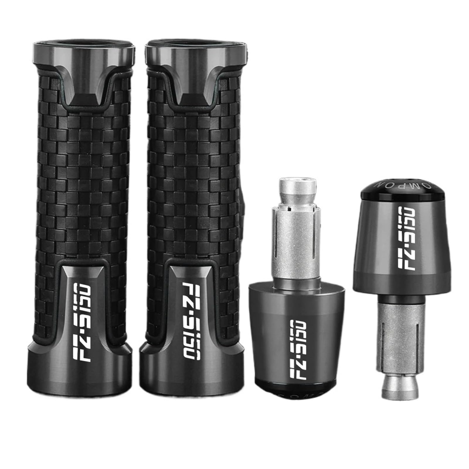 Poignées de guidon de moto 22mm bouchons d'extrémité capuchon pour FZS150 FZ S150
