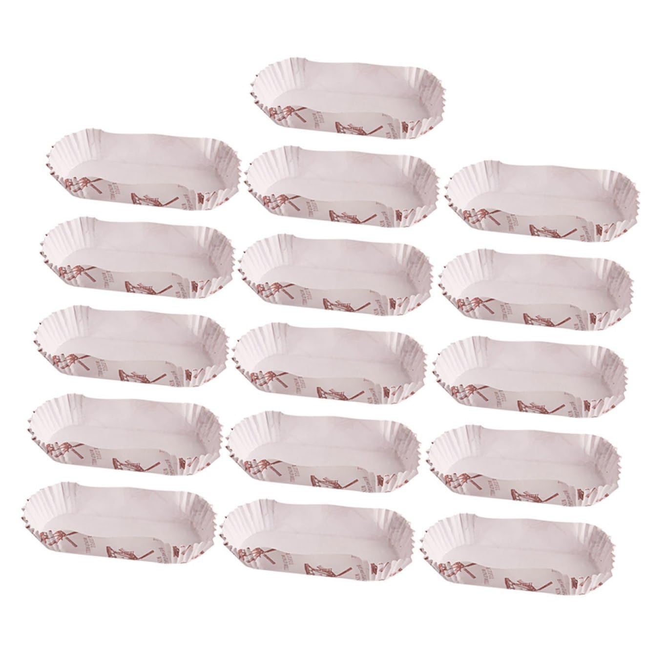 MAGICLULU 600 Pièces plateau de moules à muffins papiers à cupcakes cheesecake plateaux accesoire cuisine decoration fete tasses d'emballage de petit gâteau gobelet en papier blanche
