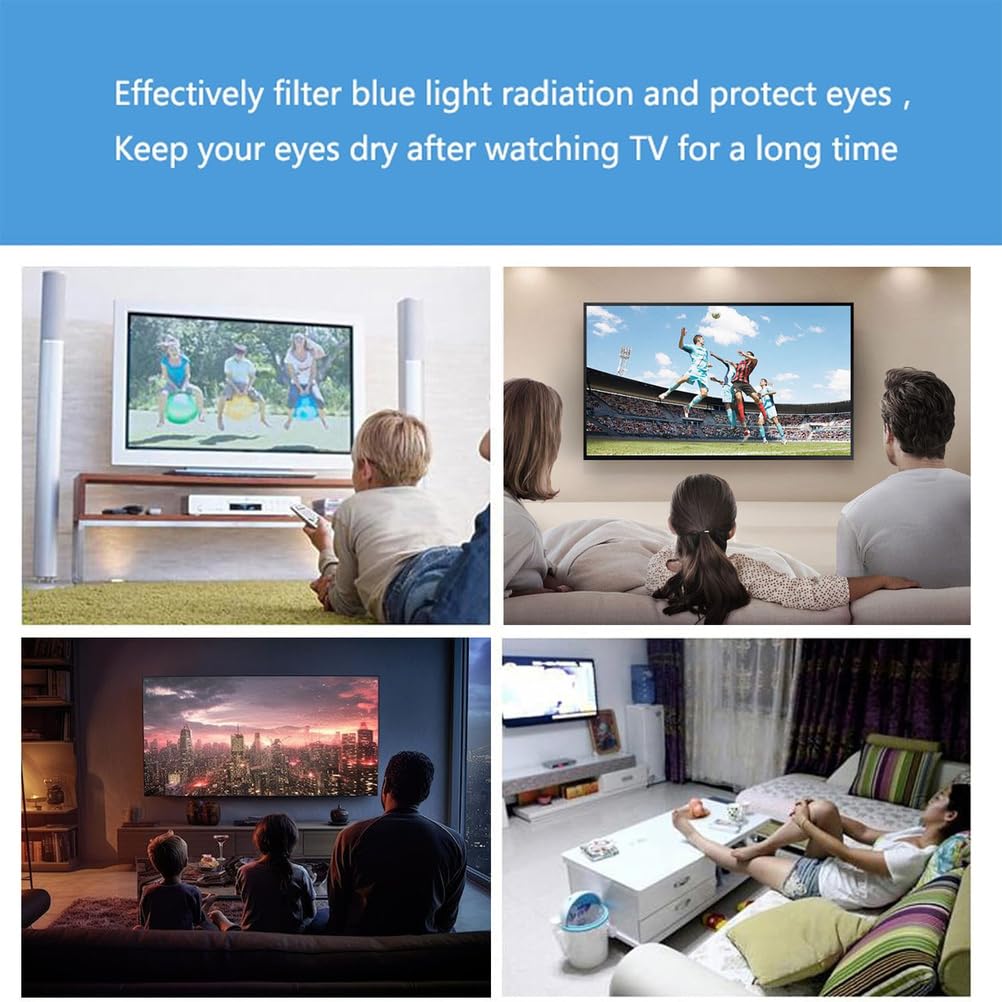 Matte Anti-Glare-Folie für TV 32 Zoll, Augenschutz Anti-Blaulicht-Bildschirmfilter Keine Blase Anti-Kratz-Verletzung, passend für LCD, LED, OLED & QLED
