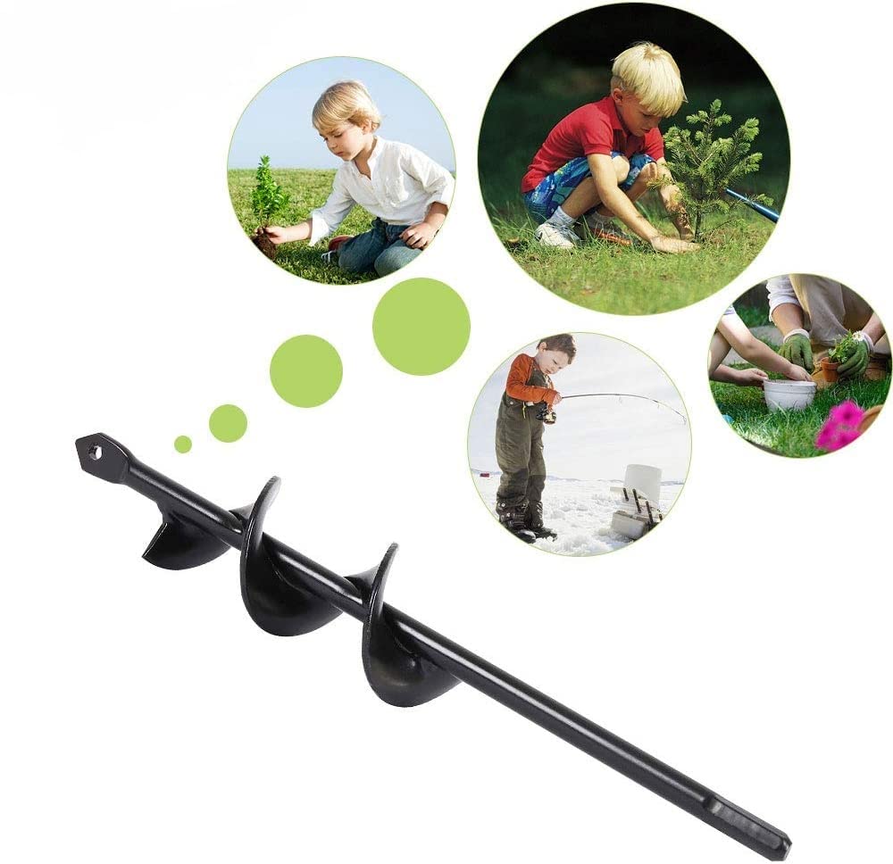 Punta Trivella per trapano avvitatore ø 220X50mm Trivella per Terreno Punta A Spirale Trapano per Terreno per Giardino per Piantare Coltivare Piante piantine