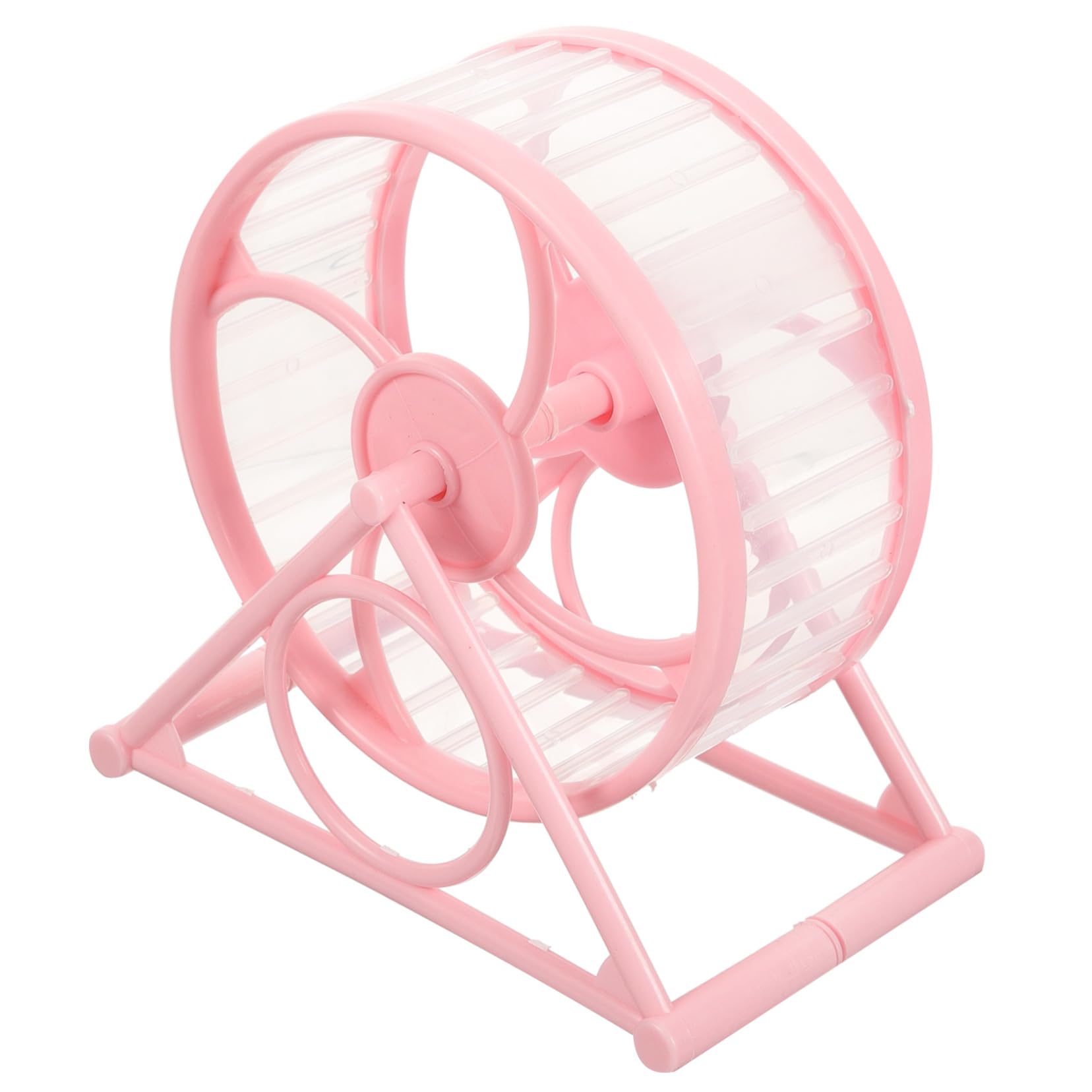 POPETPOP Silent Hamster Wheel 12-inch Adjustable Exercise Wheel for Hamsters Gerbils and Guinea Pigs Sturdy Plastic Non-Slip Base for Indoor PET Cages