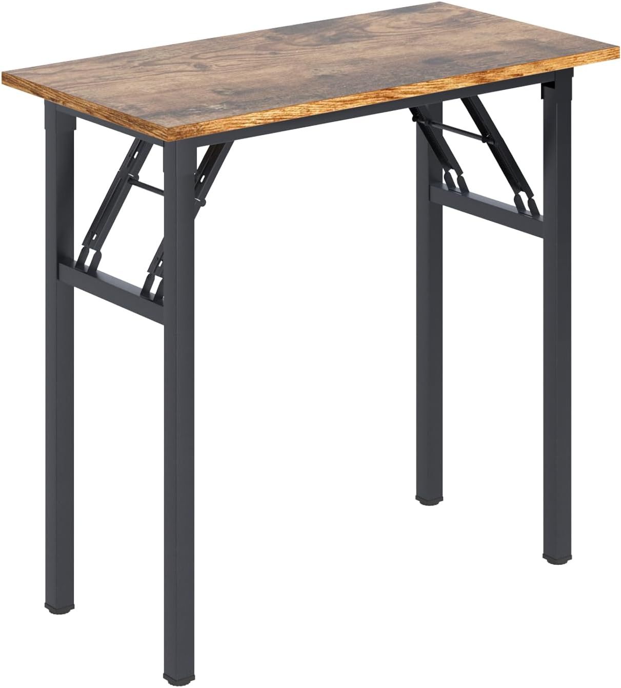 soges Samll Computer Desk 31.5 inches Folding Table,Laptop Desk Dining Table Writing Table Study Desk,Workstation for Home Office No- Assembly Required,Retro