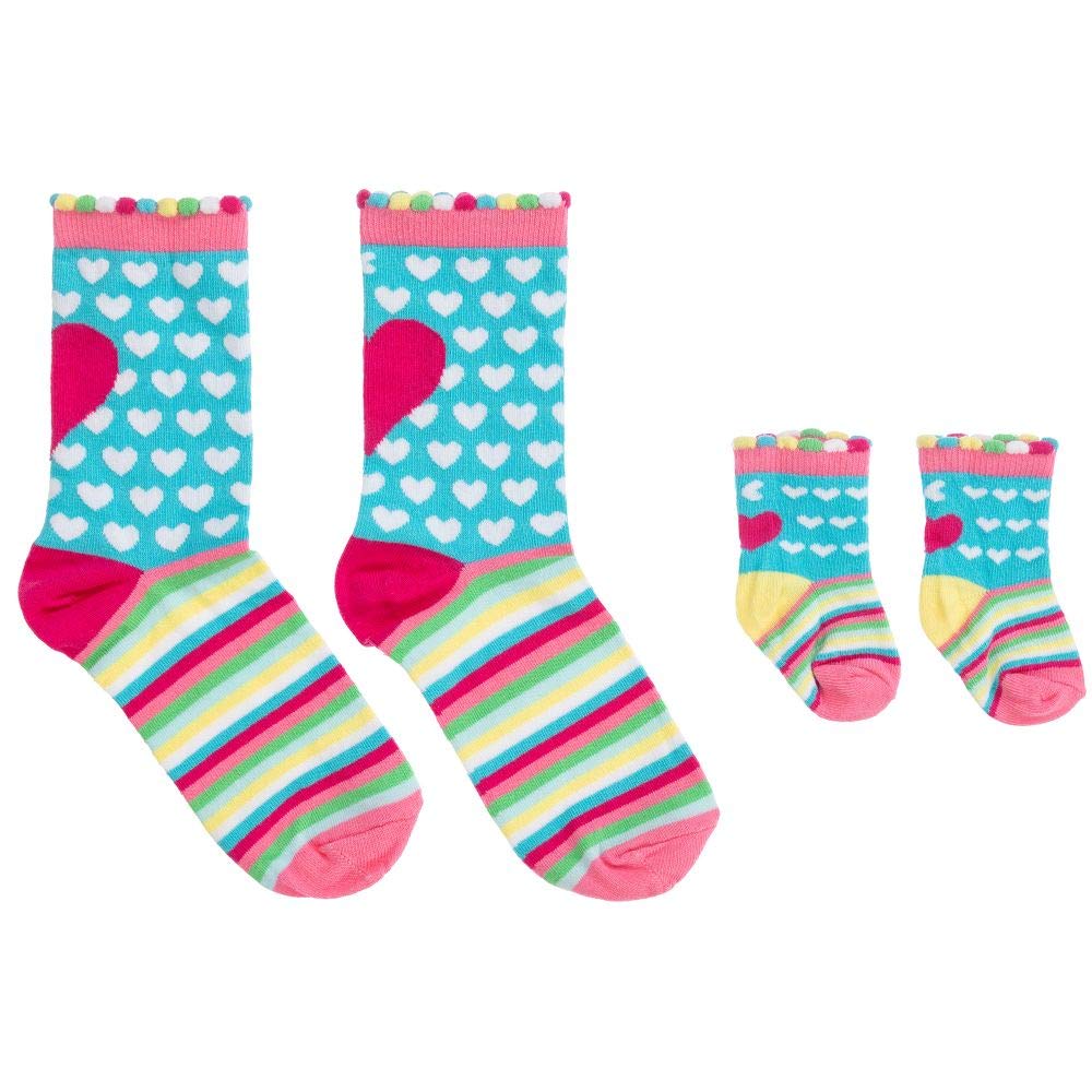 CucamelonUnisex Baby Mummy and Me Sock Gift, Multi, One Size