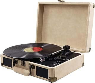 Record players Retro, Record Player Retro Phonograph Vinyl Record Electro-mechanical Record Player Suitcase Record Player