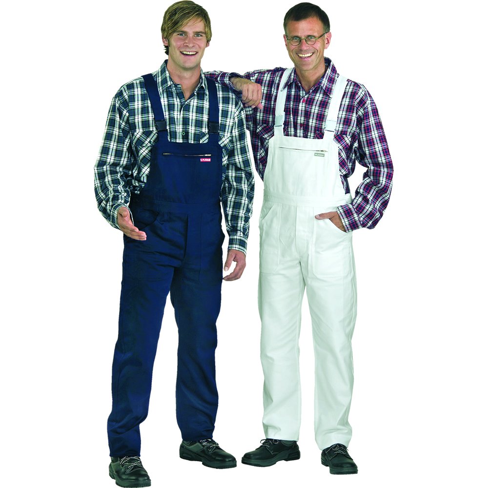 Planam BW270 - Pantalón con peto, color azul