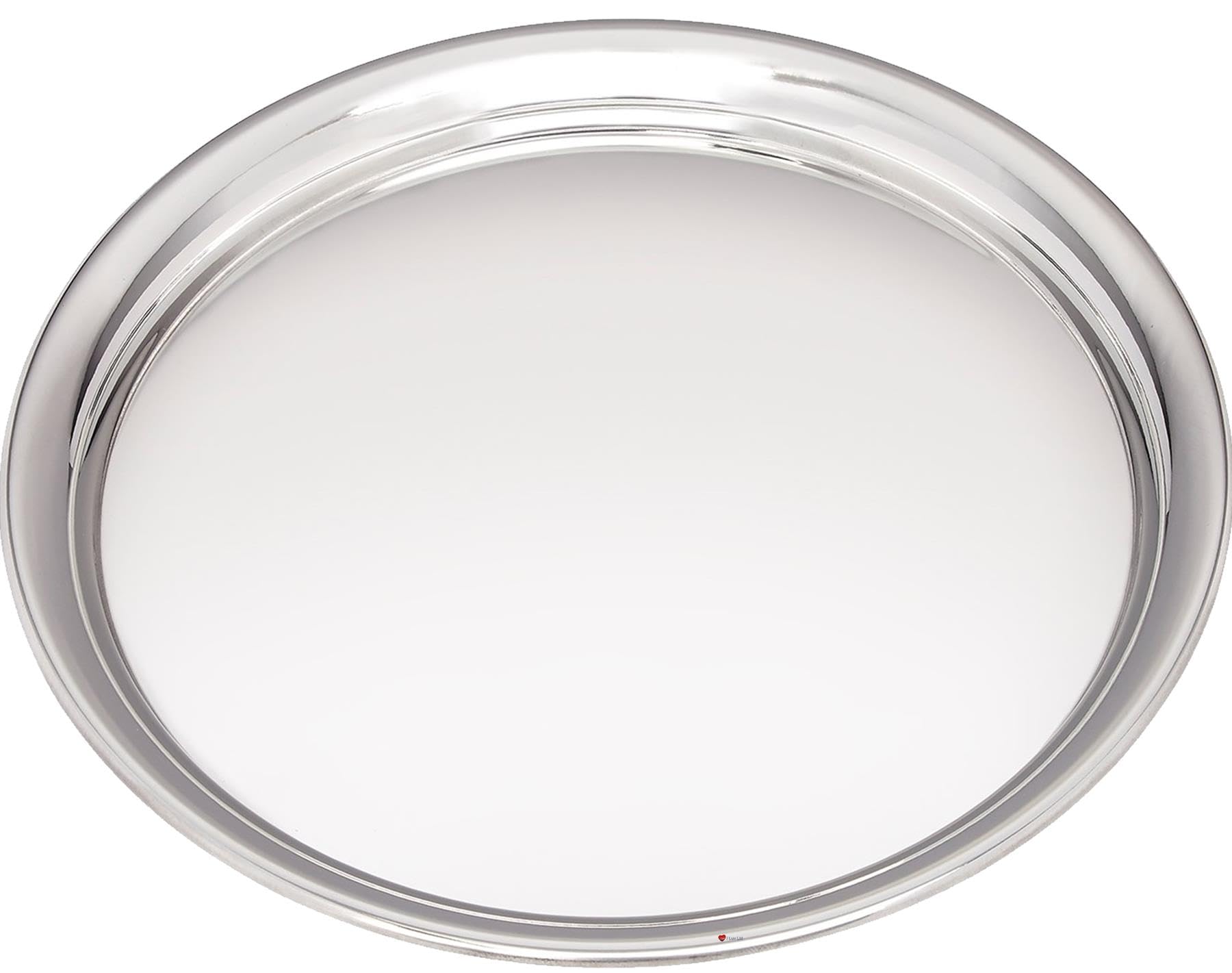 Plateau rond étain 240 mm brillant : la solution contre la vaisselle ternie