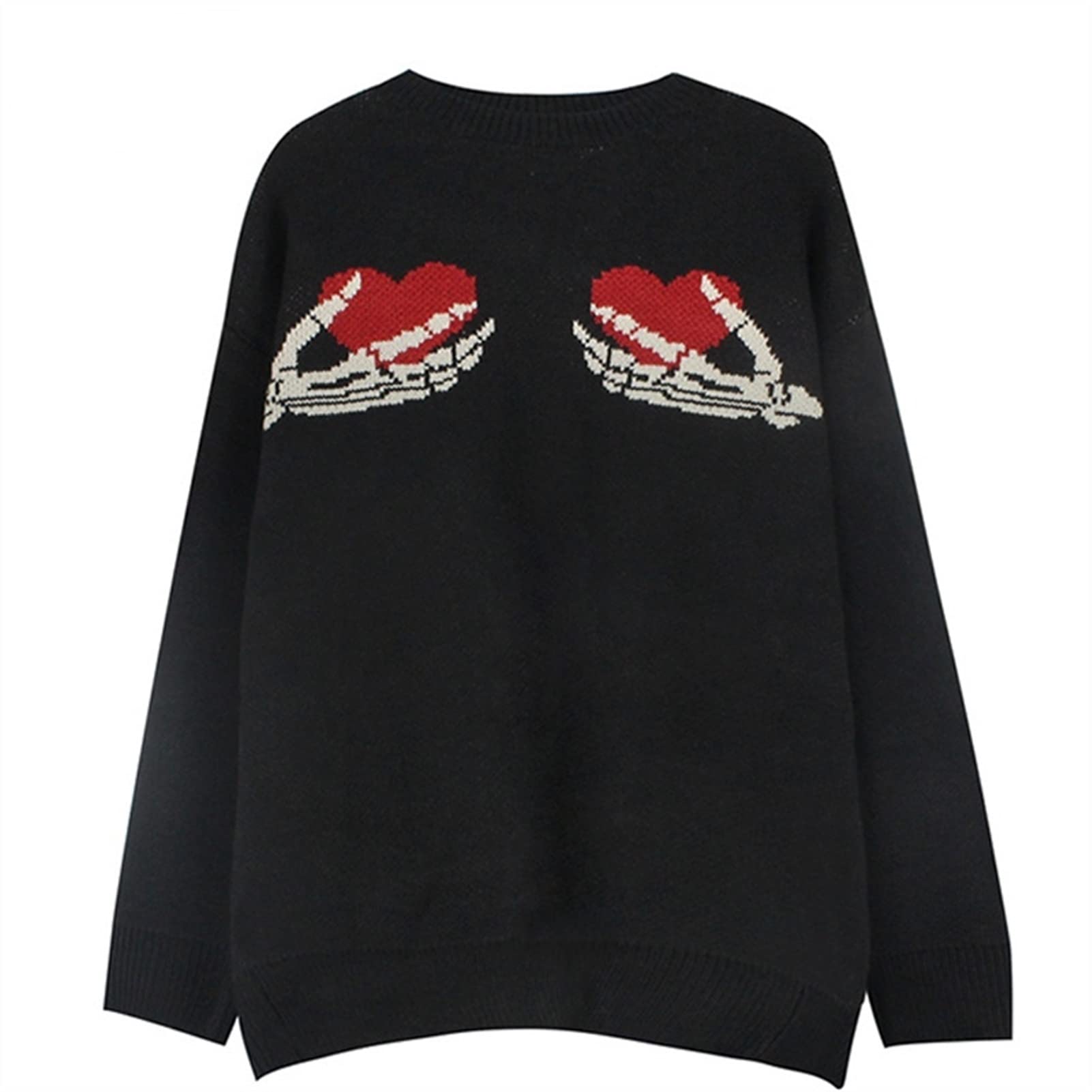 Amazon.com: XMAIYIF (Wool) Sweater Men Sweater Skeleton Heart