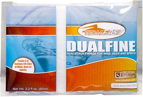 Miniatura 2 de FermFast Dualfine - Clarificador de cerveza y vino, 2.2 onzas, paquete de 10 unidades