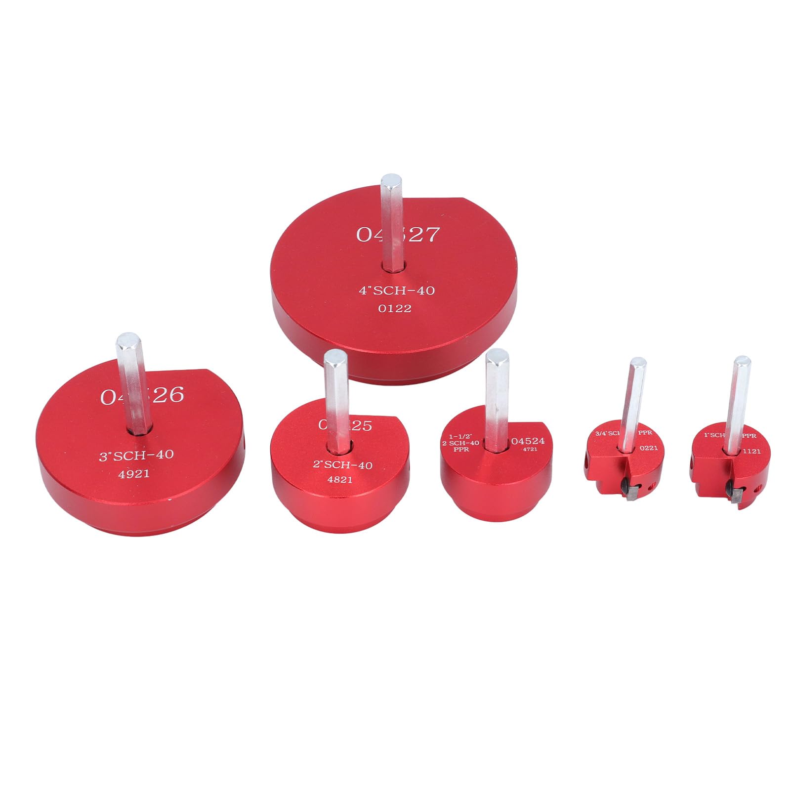 Keenso Ensemble de Limes pour Tuyaux PVC, Couteaux Durables en Aluminium