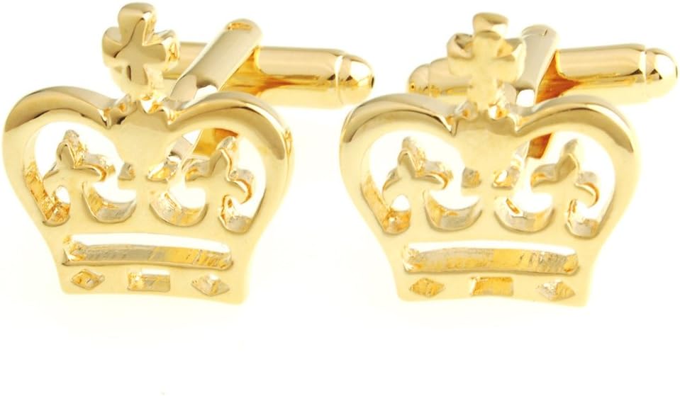 The Smart Man Men's Crown Cufflinks