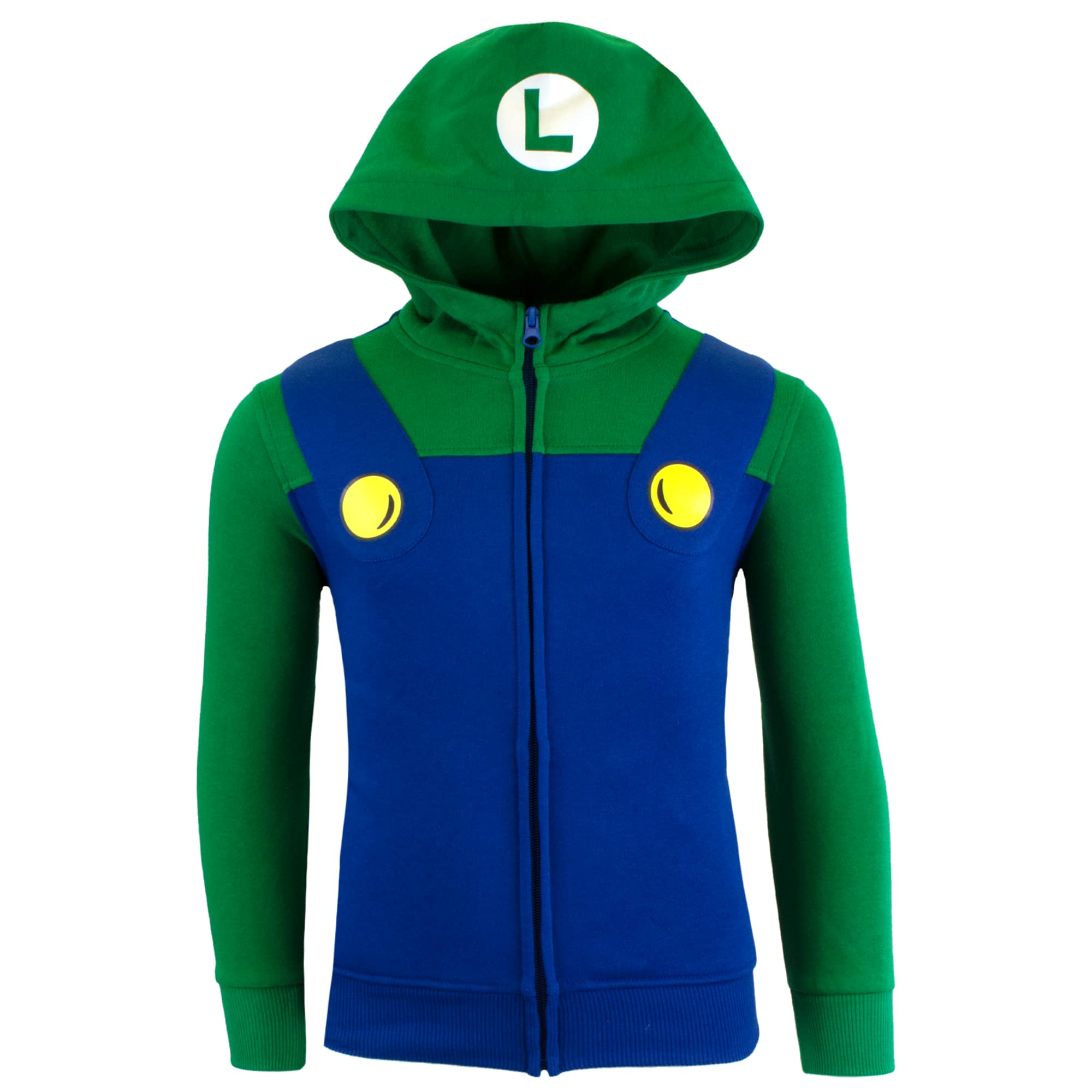 Nintendosuper Mario Bros Boys Hoodies Mario And Luigi Zip Up