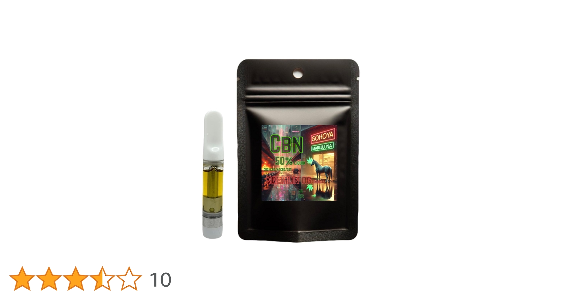 Amazon | 【GOHOYA】CBN Liquid 1ml Vape thc free (KREMLIN OG