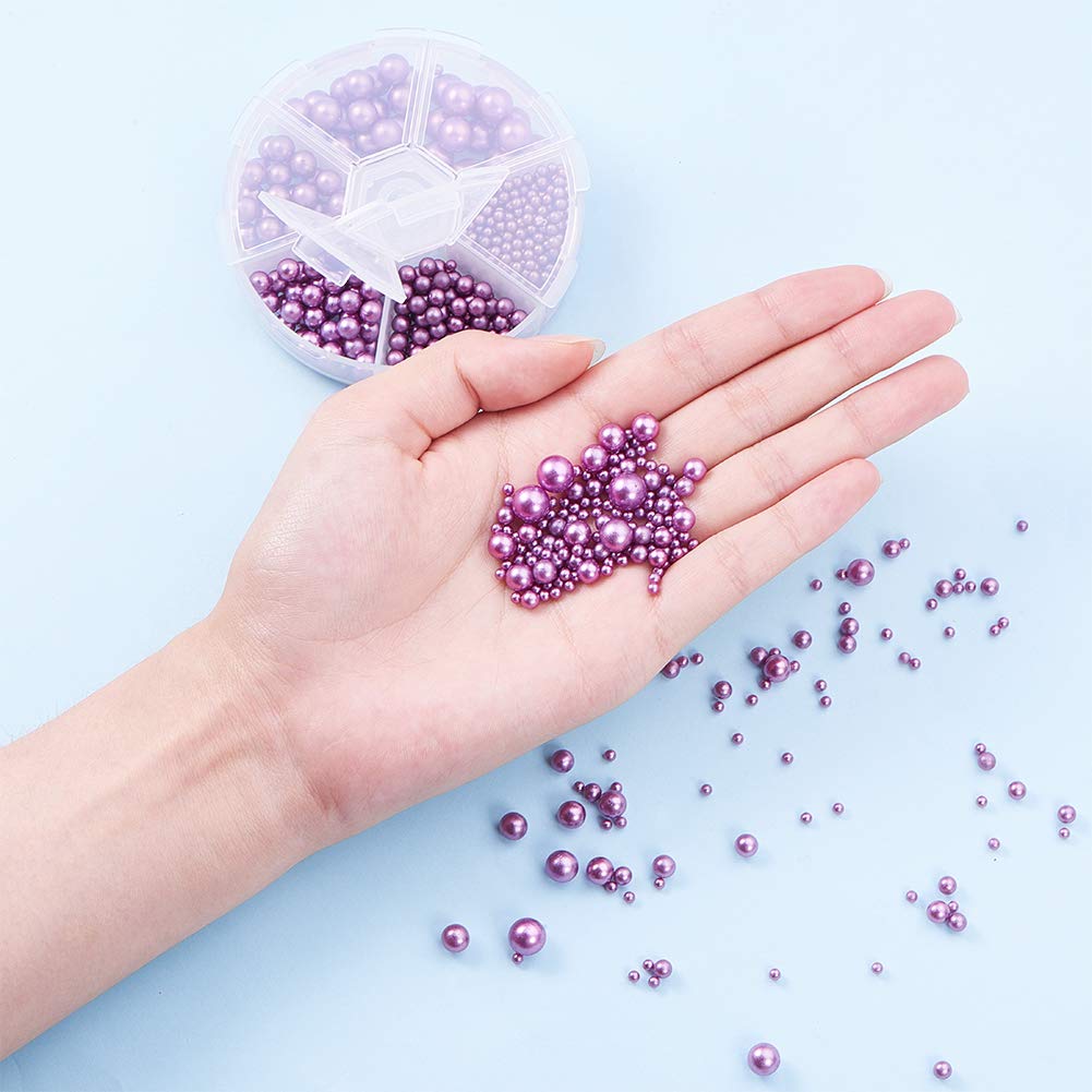1070 Perle Senza Fori PandaHall - 6 Misure Per Decorazioni E Riempitivi Vasi - Foto 8