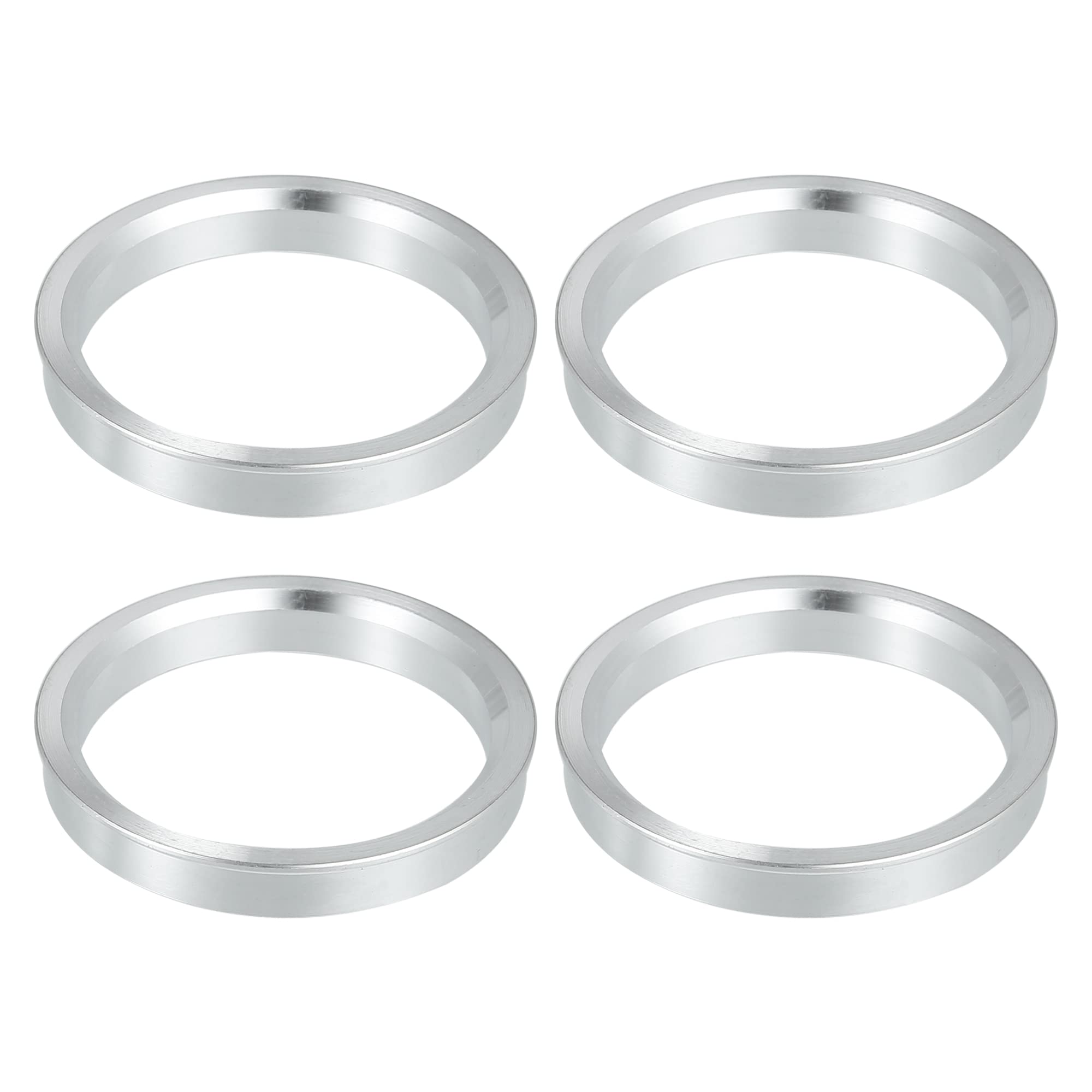 X AUTOHAUX Anillos Centrados De Eje Universales 4uds Aleación De Aluminio | Aleación De Aluminio, 67.1mm A 57.1mm, Grosor 10mm, Universal, Mecanizado Con Precisión, Elimina Vibraciones