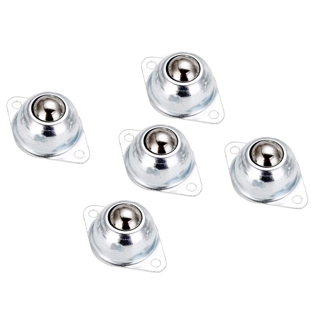 YIJIAN 5/10 / 20pcs à Billes en Acier Pivotante Roue Voiture Robot Roue Universelle des Yeux Ronds Compatible with Les Machines Meubles Trolleys (Size : 20Pcs)