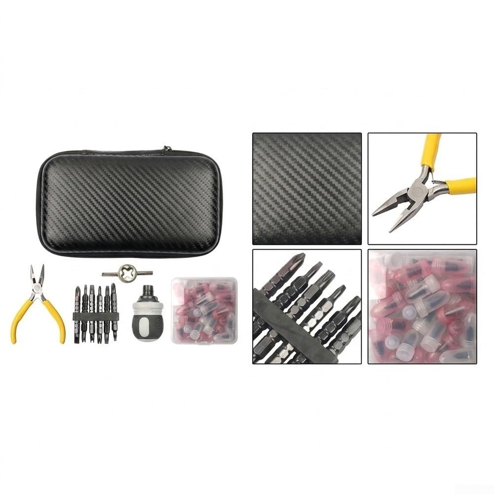 Kit Reparación Neumáticos 60 Pcs Tornillos Goma(60-piece set)