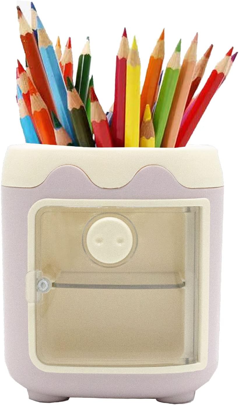 Ceramic Mushroom Pen Holder - Cute Desk Organizer For Pens, Makeup Brushes & Toothbrushes