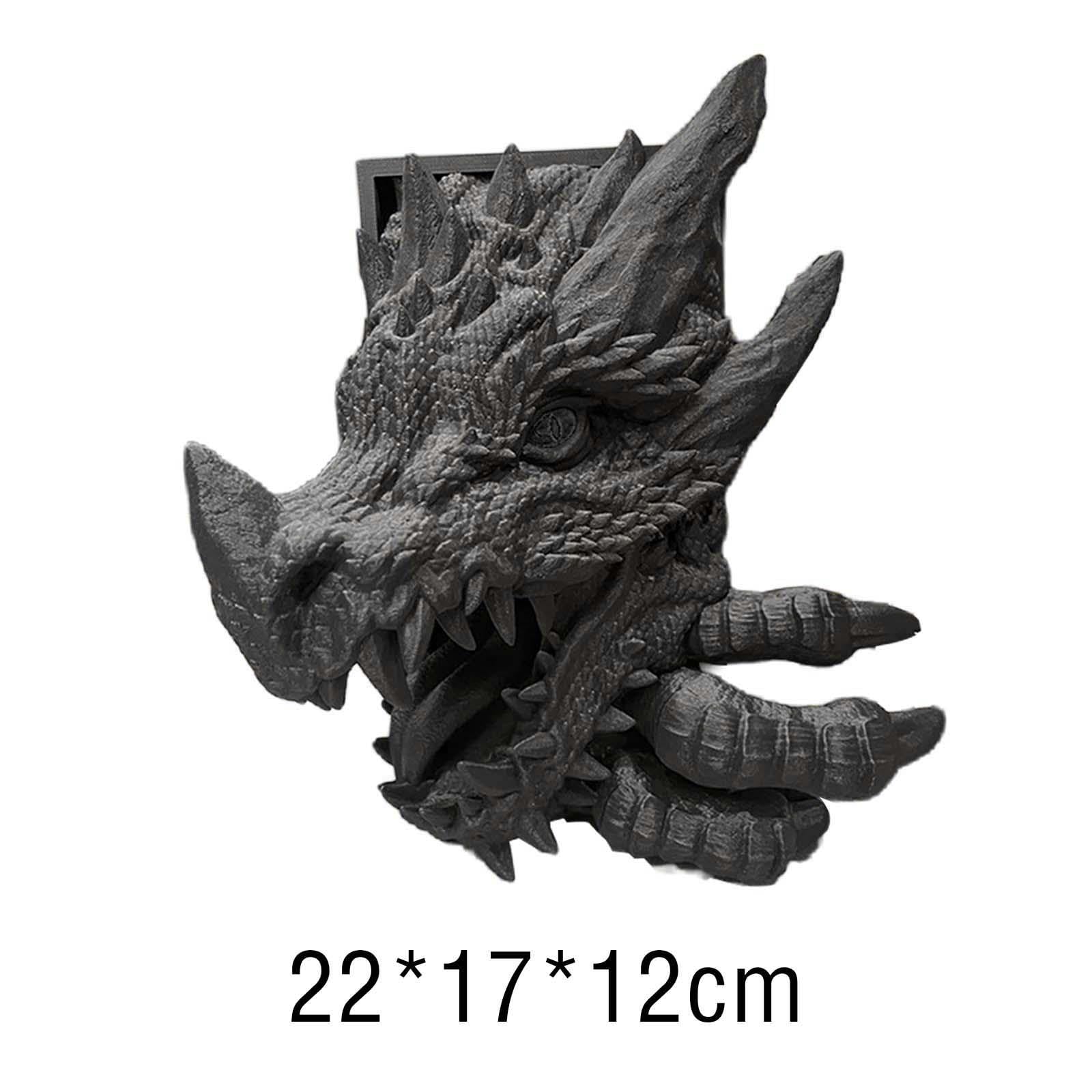 Fermalibri a Forma di Drago, Oggetto Decorativo Fatto a Mano, Statuetta di Drago, Porta Libri