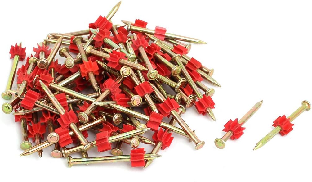 45mm Long Fastener 2.8mm Shaft Carbon Steel Hammer Driver Fastener Cement Nail 80pcs Model:99as577qo383