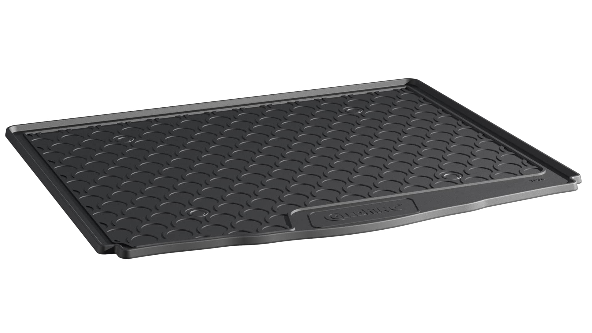 Gledring Rubbasol (Gummi) Kofferraumwanne kompatibel mit Jeep Renegade (BU) 2015- (Tiefe Ladeboden), Schwarz