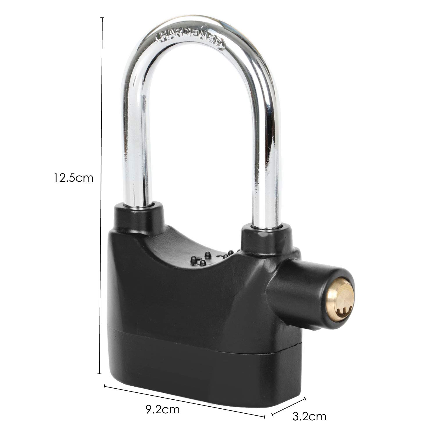 iLOQ Hangslot met 8/110 mm beugel, openen/sluiten met