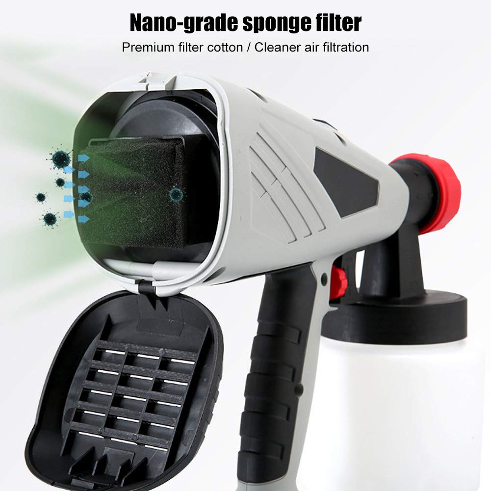 Marhynchus Pistolet électrique 1300ml à Buse Détachable, Buses de 1,0mm