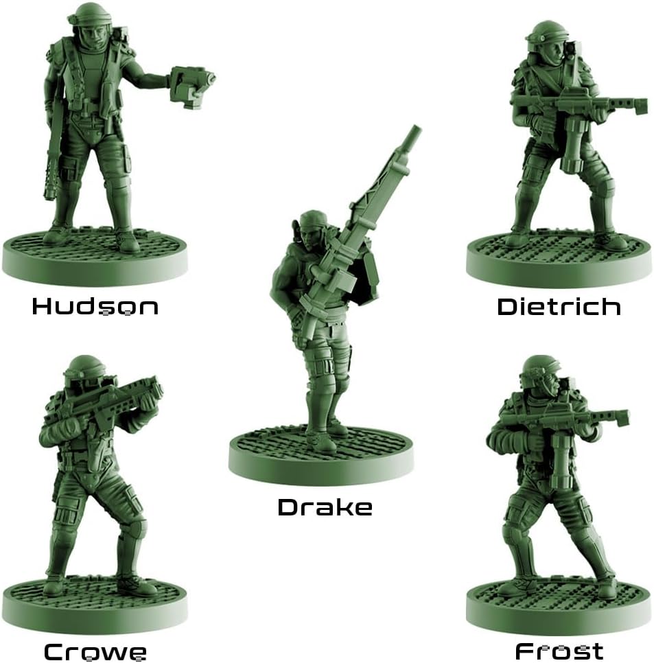 GF9: Aliens: Heroes of Hadley's Hope - 15 RPG Miniatures, Hard Plastic Figures, Unpainted, Roleplaying Game Accessories, Based On The 1986 Film Aliens
