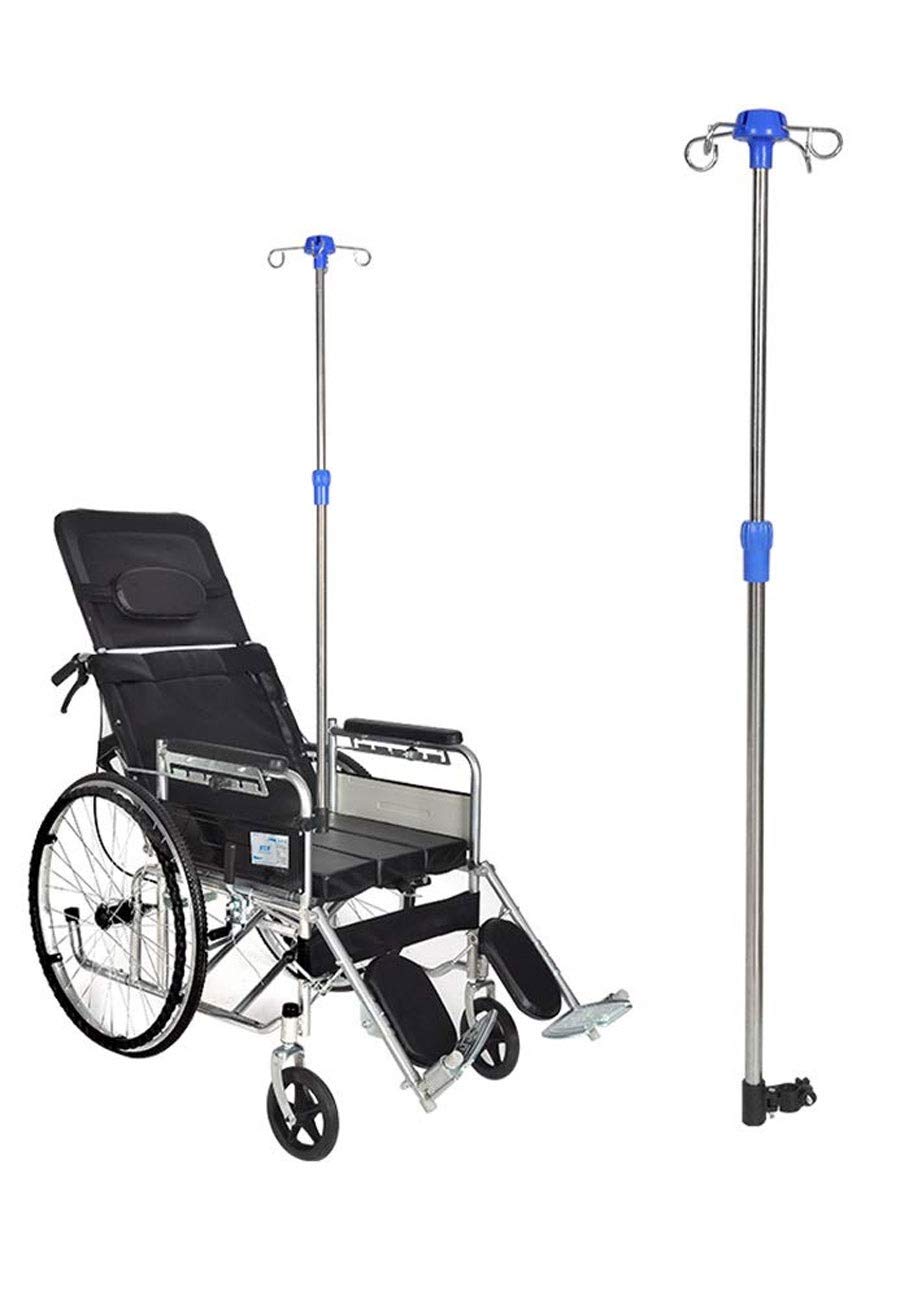 車椅子　バギー用点滴スタンド　経管栄養スタンド Amazon.co.jp: 点滴スタンド 車椅子専用 IVスタンド点滴棒 伸縮可能