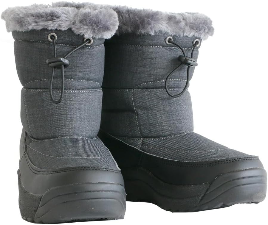 [ユック] スノーブーツ メンズ レディース 滑らない 撥水 ウィンターブーツ 冬靴 防水 防滑 雪道対応 ブーツ 北海道 スノトレ