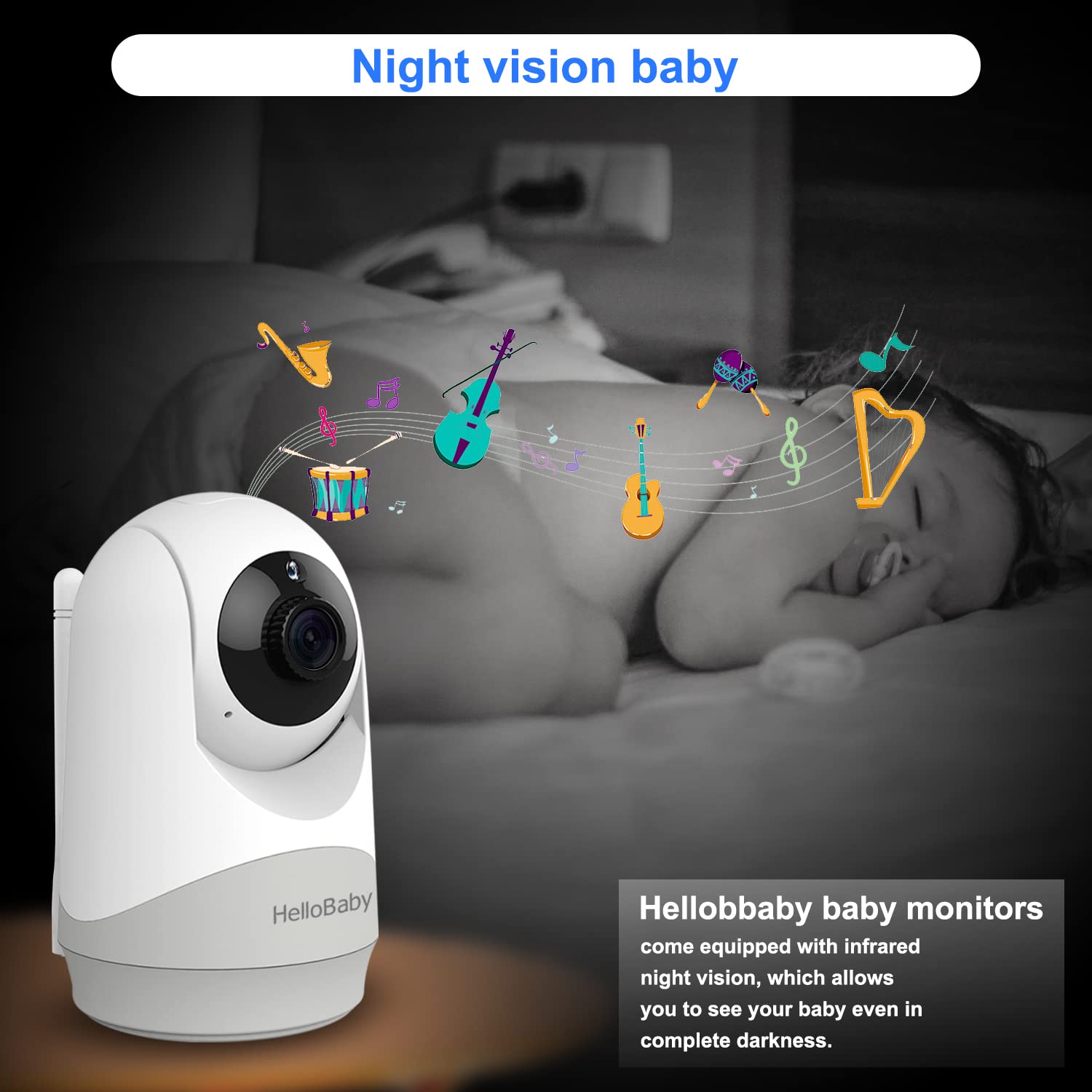 HelloBaby HB41 Night Vision