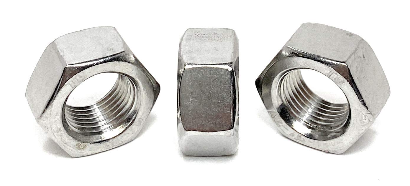 M16-1.50 Stainless Steel DIN934 Fine Thread Metric Finished Hex Nut M16x1.50 QTY: 5