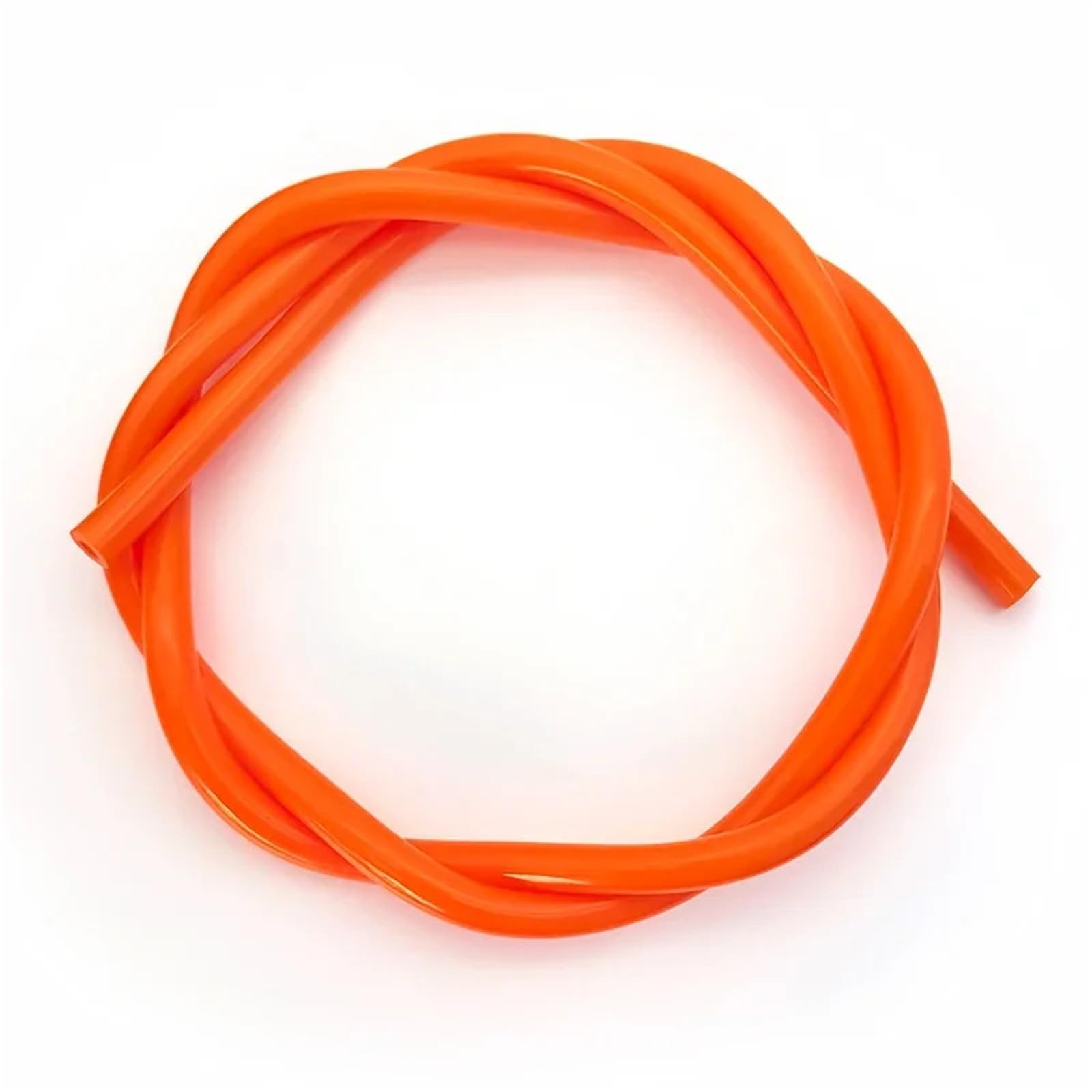 Rubber Tubing Heat Resistant Colorful Food Grade Silicone Tube ID 4 5 6 7 8 9 10 12 16mm 1M Odorless Anti-Ageing Soft Drink Water Hose Hose(Orange,1M_OD 12XID 8MM)