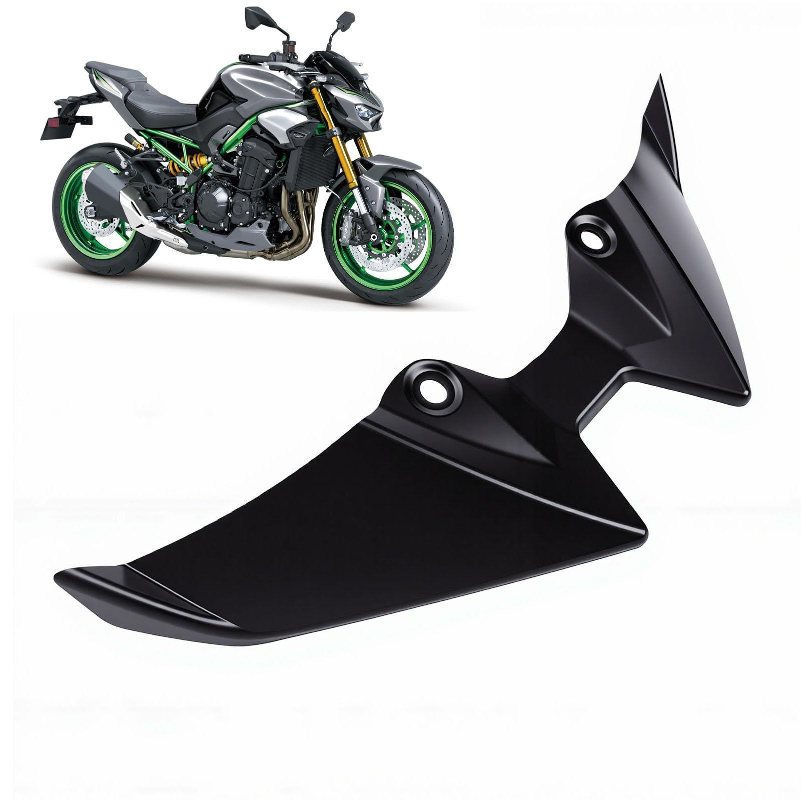 Przedni Spojler Aerodynamiczny Owiewka Lotka Motocyklowa (matowa