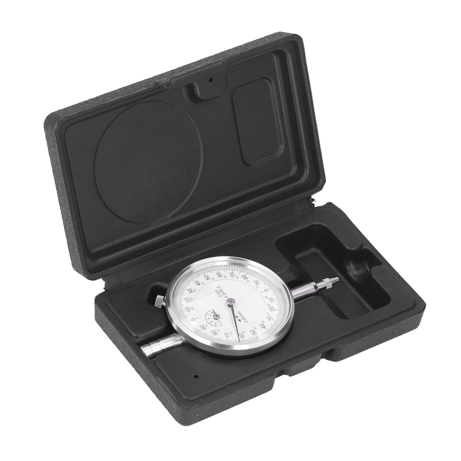 Yosoo Health Gear Comparatore, Comparatore in Lega di Alluminio, Intervallo da 0 a 1 Mm, Precisione 0,001 Mm, Quadrante da 59, Braccio di Controllo Regolabile per la Misurazione della Manutenzione