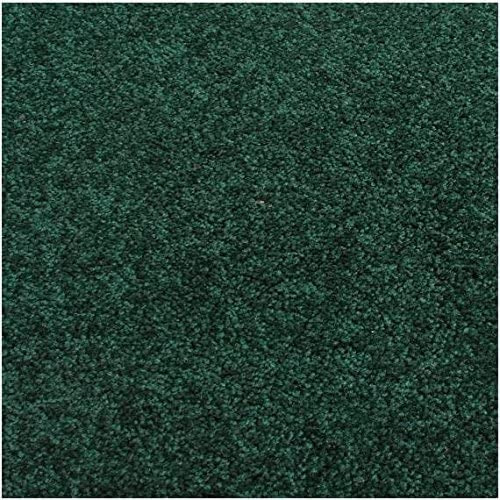 KOECKRITZ - 8x24 Dog Assist Carpet Stair Treads - Shaw Orchard Mills II 30 Oz. Cut Pile - Set of 13 w/ 1 Roll Carpet Tape (Emerald Forrest - Set 13) (Green & Blue Shades)