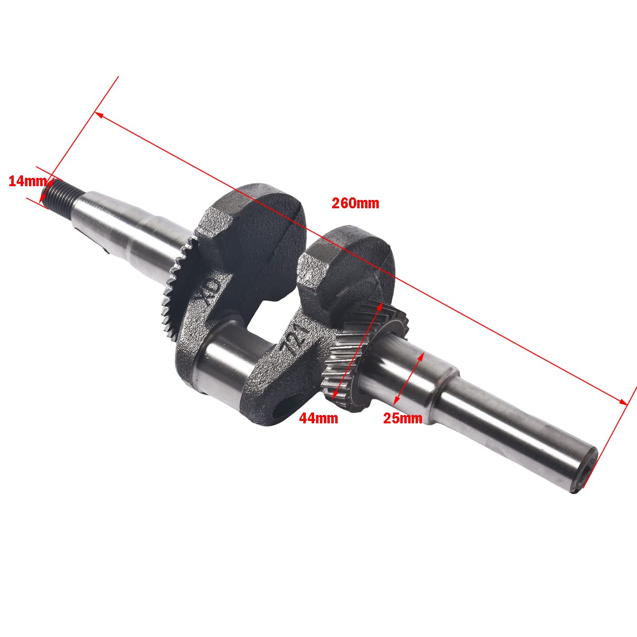 Cigüeñal de 3/4 pulgadas para Honda GX200 6.5HP 212cc Go Kart Mini Bikes.